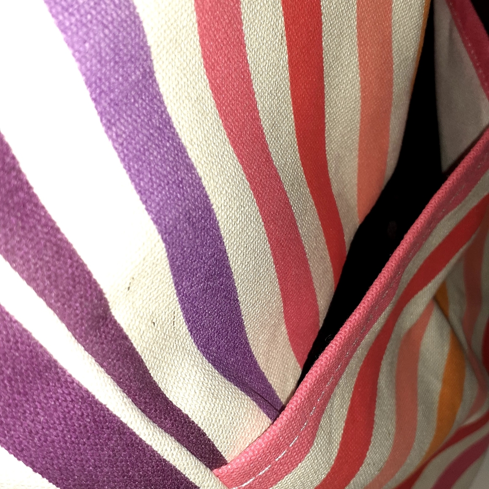 Victoria's Secret Multicolor Striped Tote Bag - Picture 3 of 6